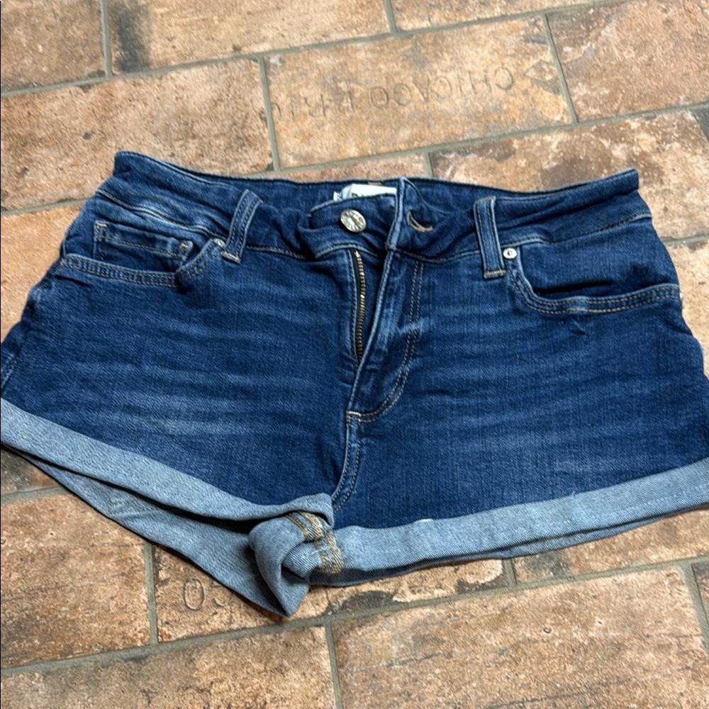PAIGE Classic Blue Denim Shorts